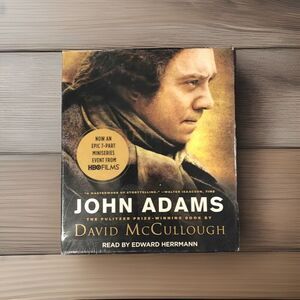 John Adams David McCullough Audiobook CD Edward Herrmann HBO Series Abridged